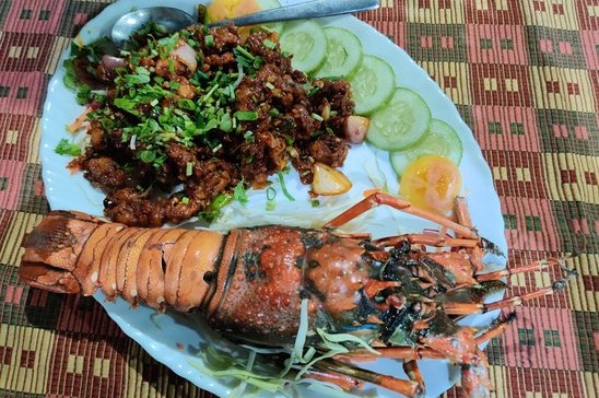 Spicy and flavorful Crab Masala, a popular Andaman-Nicobar seafood dish.