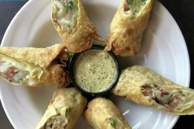 Savory and satisfying Egg Rolls, a popular street food in Andaman-Nicobar.